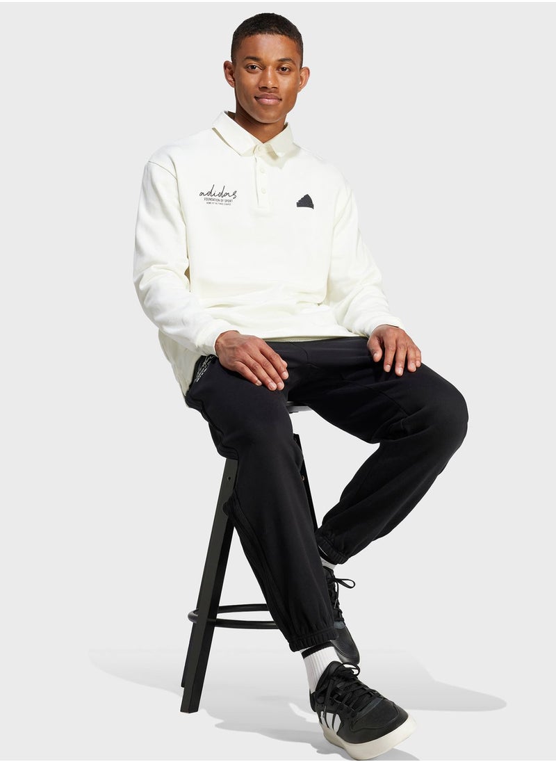 Adidas - Brand Love French Terry Sweatpants - Image 1