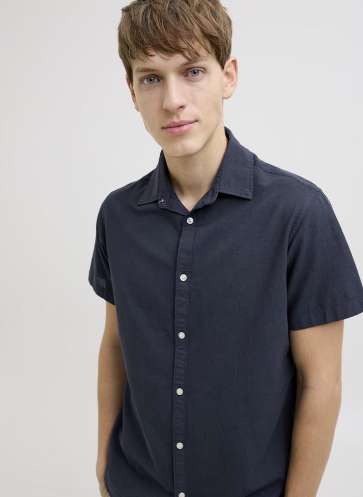 JJ Rebel solid Regular Fit Shirt - Image 3