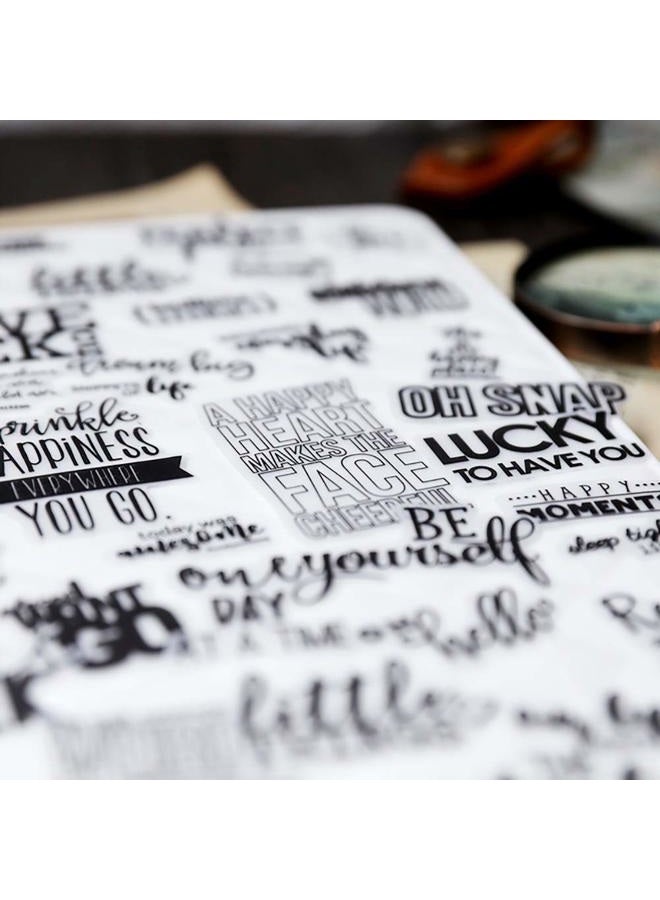 Doraking 90PCS Vintage Nice Words Sentences Sweet Happiness Stickers for Decoration Laptop Scrapbook Windows - Doraking No-Repeat Vintage Words Stickers - Image 4