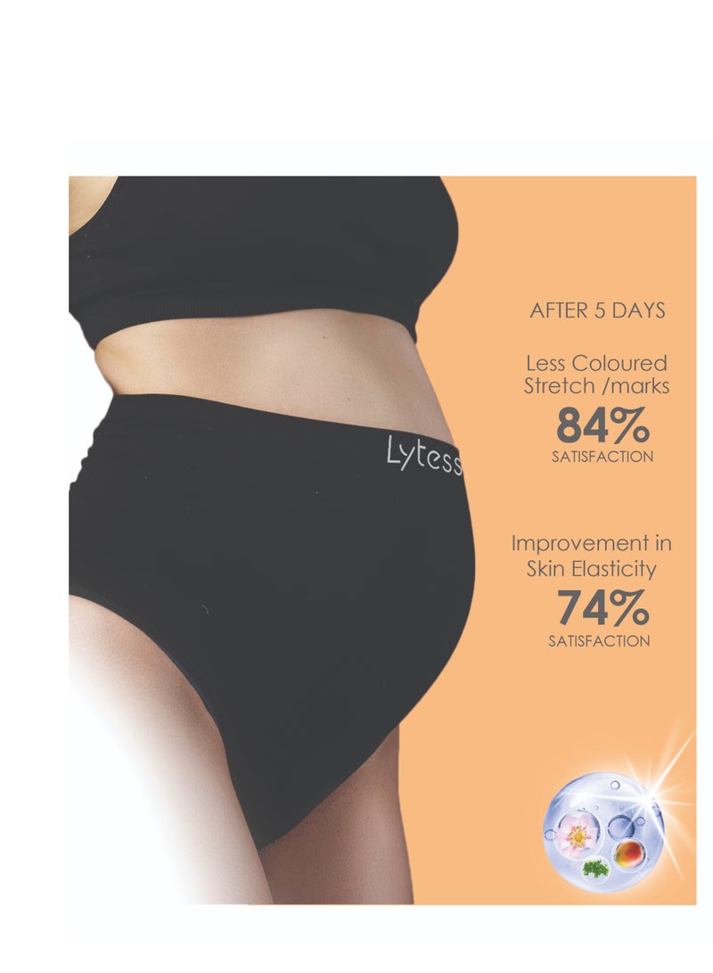 Lytess Anti-Stretch Mark High Waist Maternity  Brief, White, S/M - Image 2