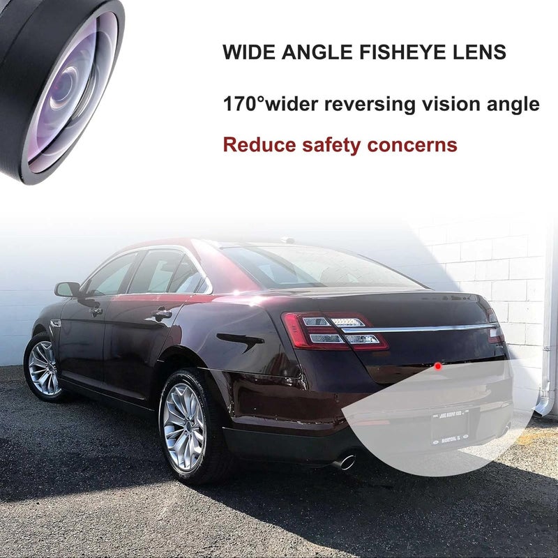 Dngbymx Rear View Backup Camera for Ford Taurus 2013-2019 - Image 4