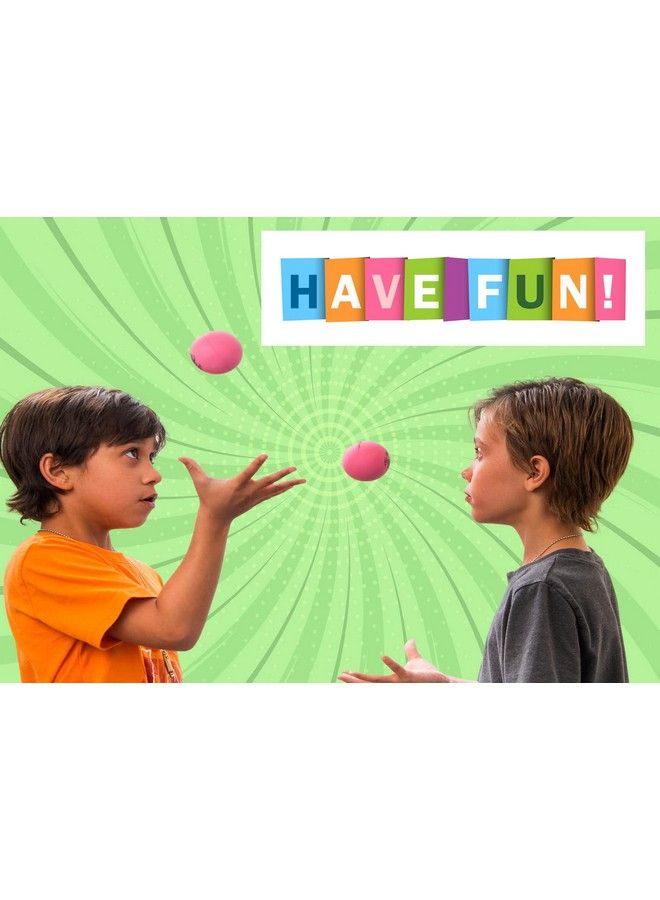 Ja-Ru Hibounce Pinky Ball (1 Pack) Rubberhandball Bouncy Balls For Kids & Adults. Small Pink Stress Bounce Ball. Indoor And Outdoor Sport Party Favors. Bouncing Throwing Play Therapy. 9761P - Image 4