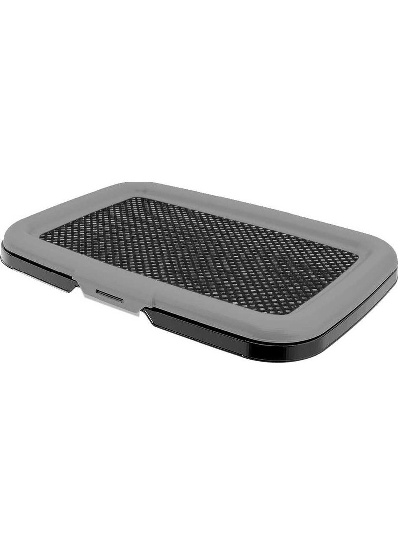 PLASTART Smart Outdoor Dog Toilet with Screen Black Metallic PT-310 