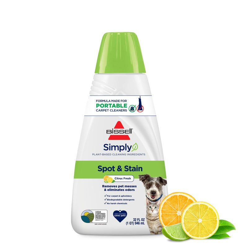 Bissell Bissell Simply Spot & Stain Portable Carpet Cleaner Formula, 32 oz, 3368  - Image 1