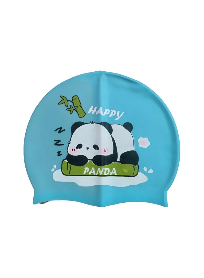 HYORTS H HYORTS Silicone Swimming Cap, Unisex, Free Size, Blue, Hair Protection, Hydrodynamic Fit, for Pool and Open Water Use - Image 1