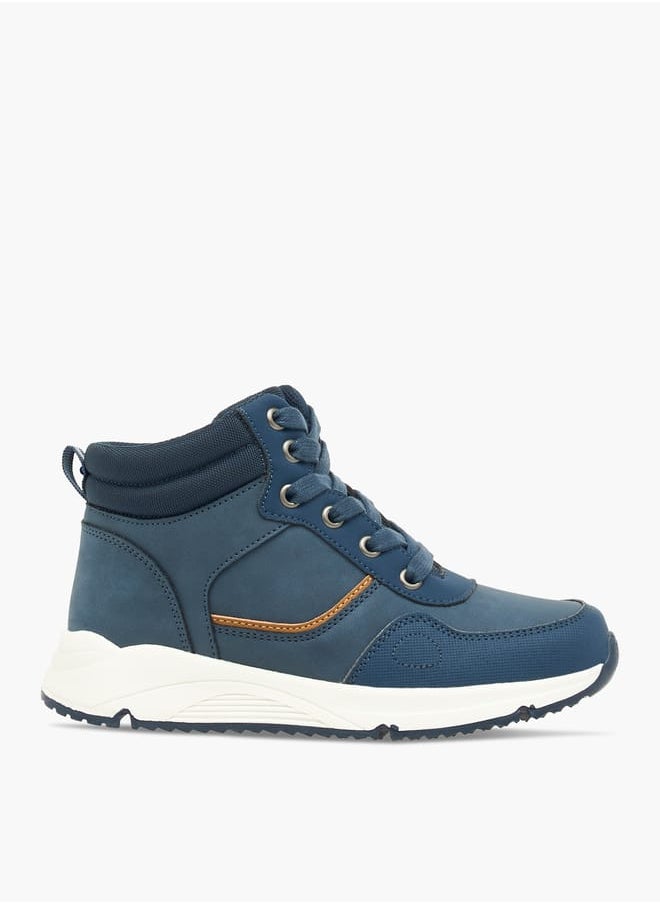 LBL by Shoexpress Boys Panelled High Cut Boots with Zip Closure  - Image 3