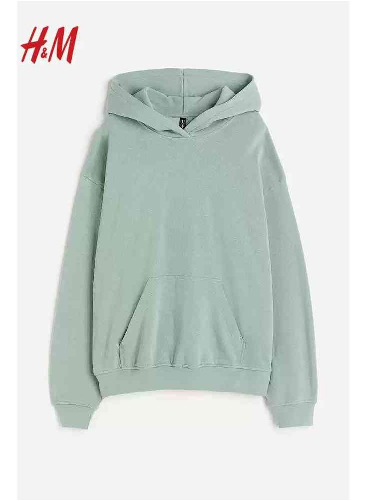 H and M - HM New Casual And Fashionable Loose Printed Hoodie - Image 1