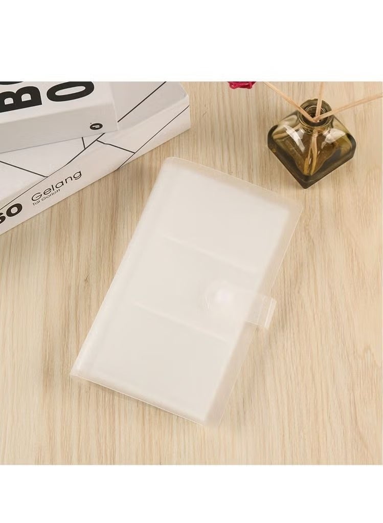 زيفانا ألبوم صور شفاف بجيب 12، ألبوم صور شفاف، حامل بطاقات صور ألبوم بولارويد، دفتر مجموعة بطاقات صور تذاكر القطار، حامل بطاقات صور ألبوم بطاقات المجوهرات - Image 3