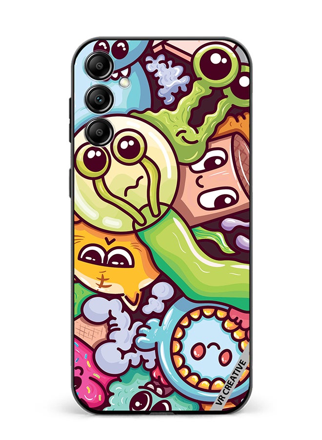 VR CREATIVE Protective Case Cover For Samsung Galaxy A55 Graphitti Design Multicolour - Image 1