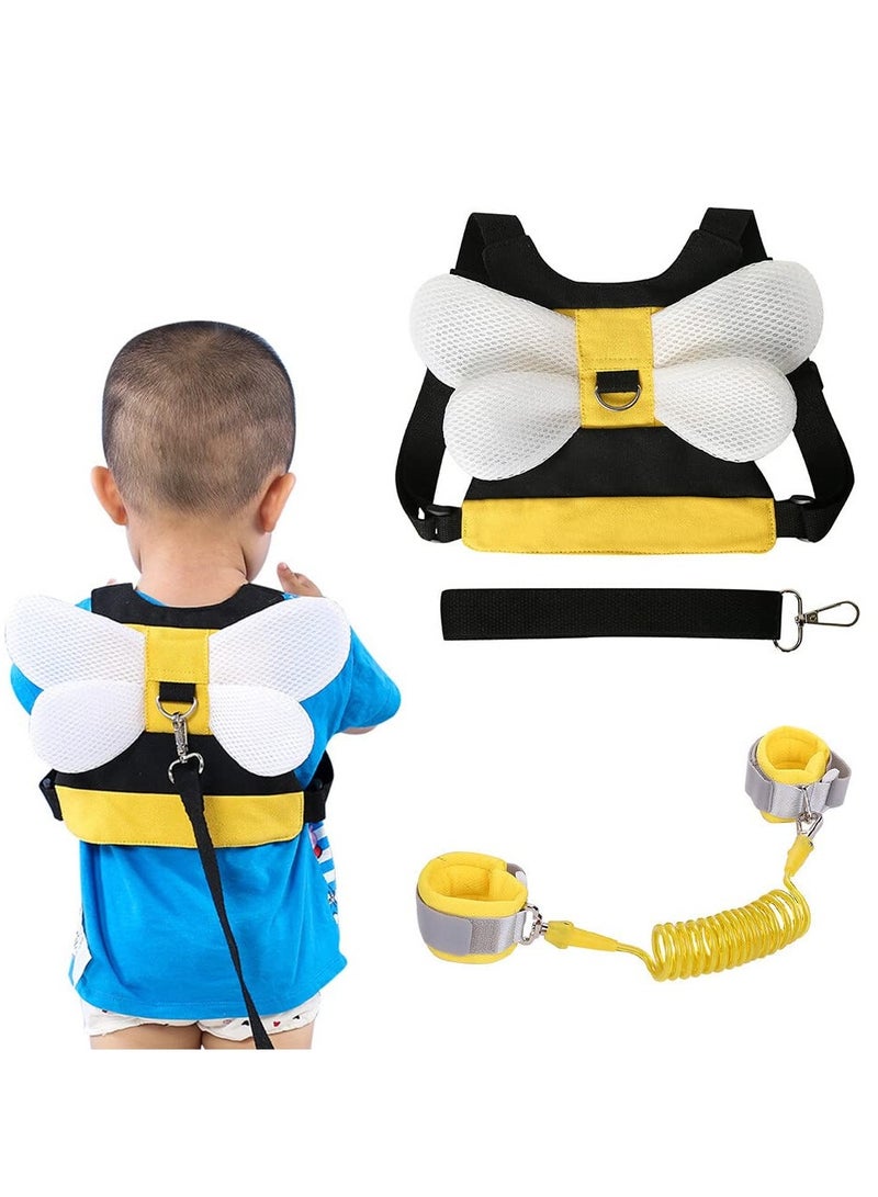 SYOSI SYOSI Baby Reins Harness Backpack, Toddler Safety Leash with Reins Toddler Reins and Harness Backpack Toddler Reins for Walking Backpack with Anti Lost Wrist Link for Kid  - Image 1