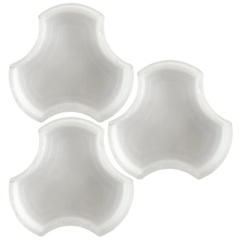 Reyal Cosmic Paver Block Mould Pack of 3 Plastic Make in India PP Mould Outdoor Paving Stone Maker - Image 1