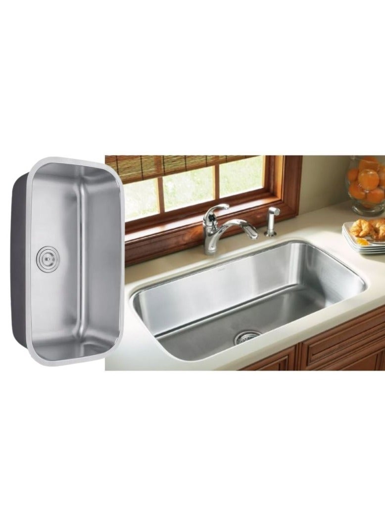 حوض مطبخ تقيل ستانلس مقاس  75×44 سم. 1 ملم) - Image 5