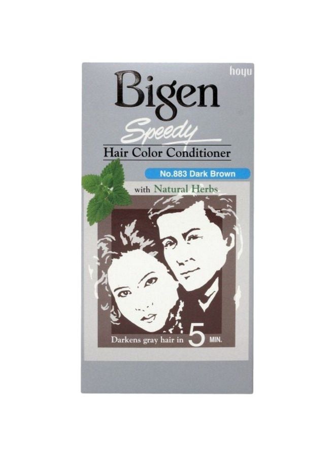 Bigen Speedy Hair Color Conditioner 883 Dark Brown 80grams