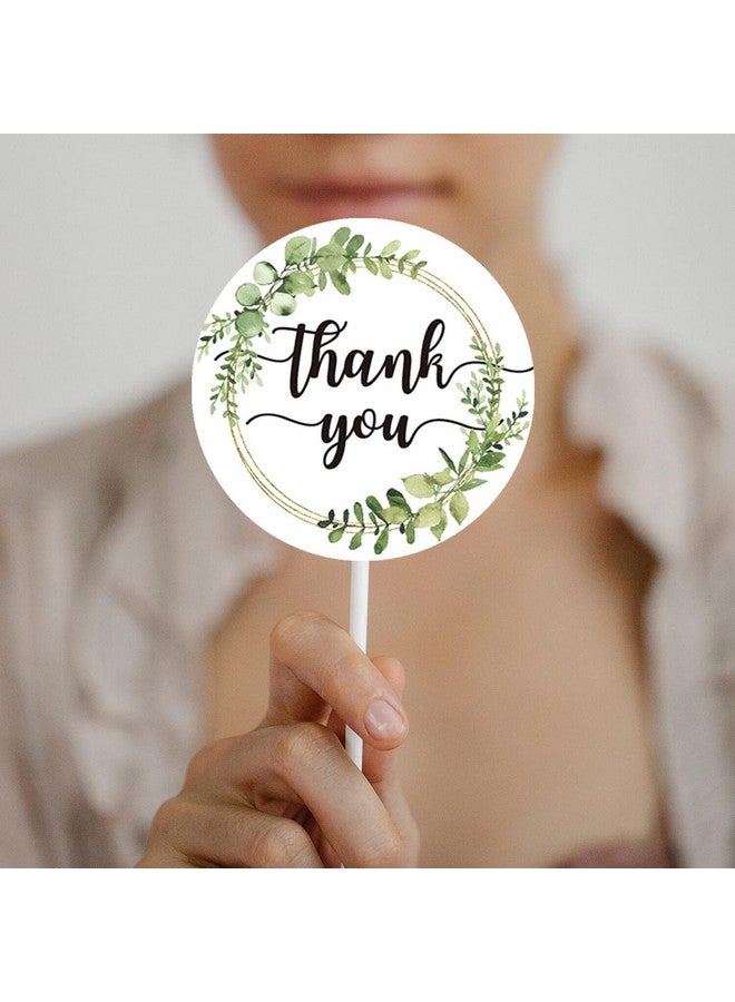EKSPLODI 50 Greenery Thank You Stickers Favor Stickers Thank You Labels For Baby Shower Wedding Small Business Bakeries Handmade Goods 2 Inches. - Image 5