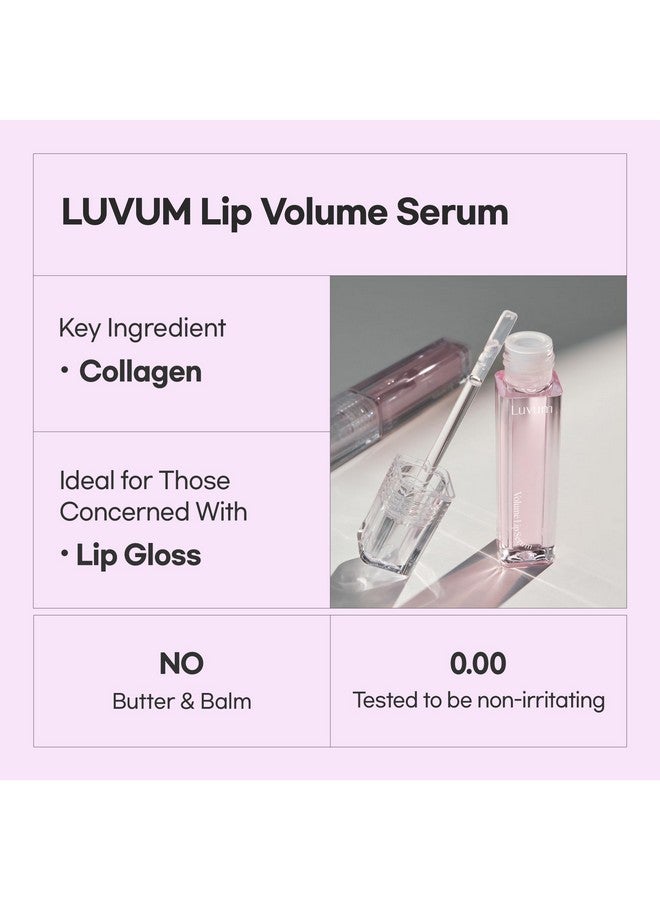 Luvum Volume Lip Serum, Lip plumper gloss, Collagen Lip Balm, 0.14 fl. oz - Image 2