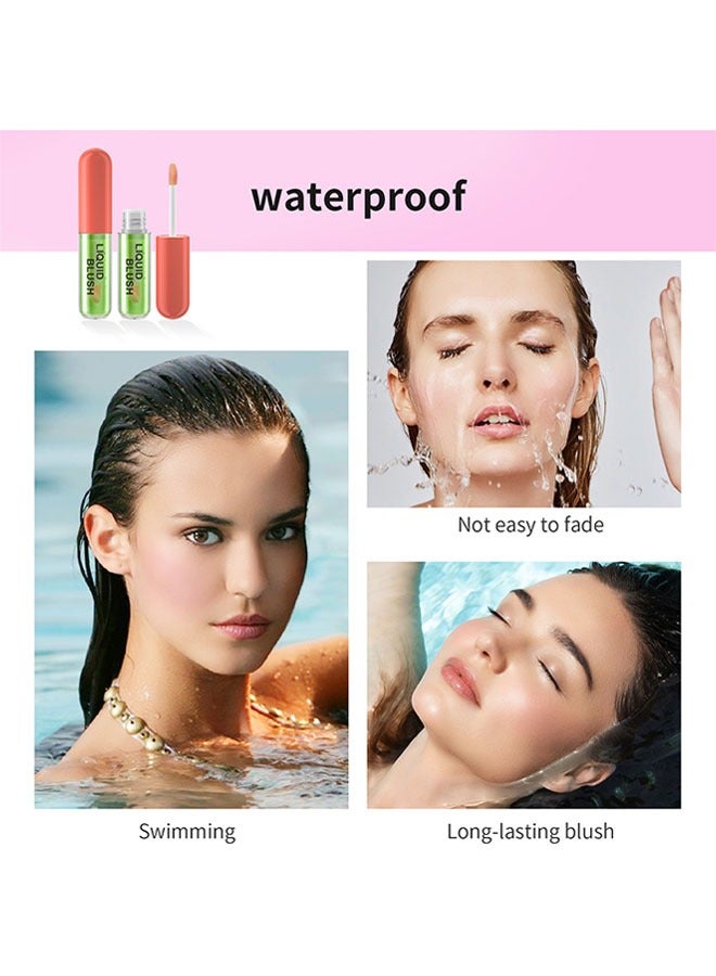 HelloKiss Liquid Blush- Color Changing Blush Oil, Natural Hydration, Comfortable and Long-Lasting Makeup, Natural qi blood-Natural Look #01 - Image 5