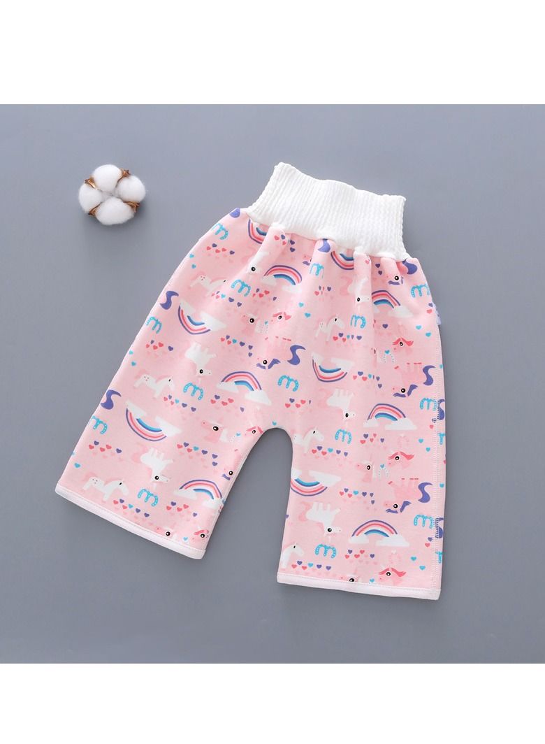 Loquat 1Pcs Cotton Baby Pants Waterproof Underwear For Pee Nappy Diaper Pants Potty Training  - Image 1