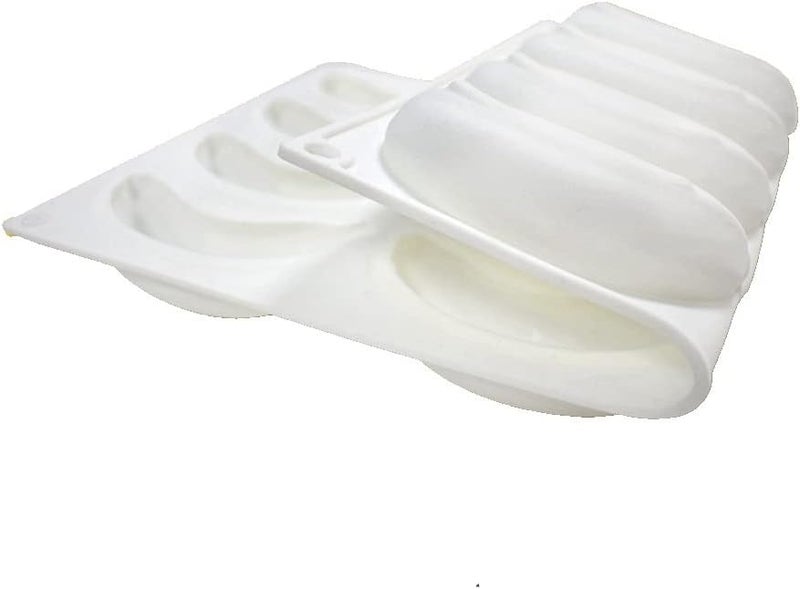 mostsom Silicone Mold Baking Pan Non-Stick Baking Pastry Chocolate Cake Dessert DIY Decoration Tools (Banana R_11.8x6.8x0.08 inch) - Image 3
