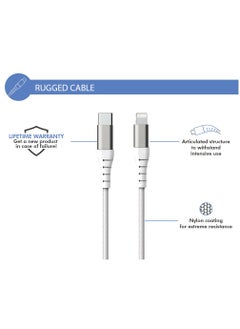 FORCE Force Power Lite USB C/Lightning Reinforced Cable 1.2m  - Image 5