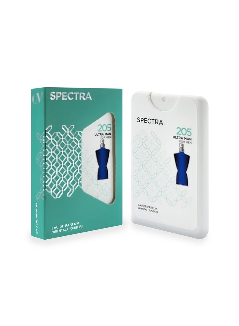 Spectra Pocket 205 Ultra Man Eau De Parfum For Men – 18ml - Image 1