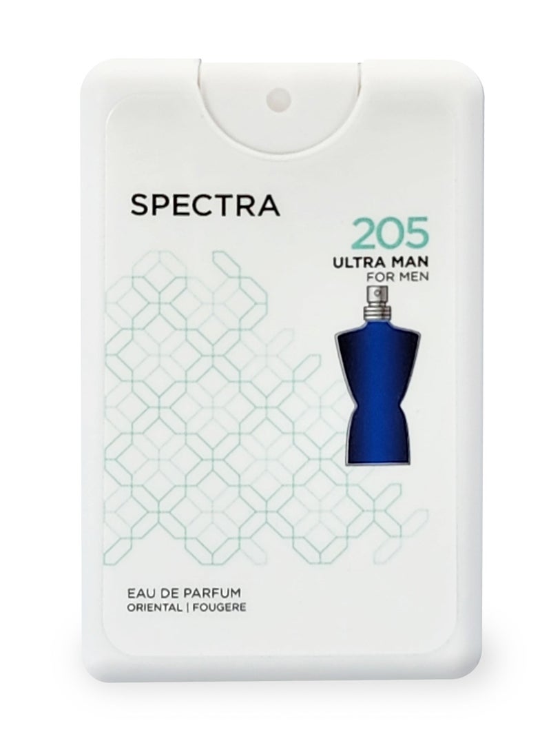 Spectra Pocket 205 Ultra Man Eau De Parfum For Men – 18ml - Image 2