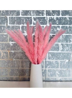 NIBEMINENT 15-Piece Artificial Grass Stem Pink  - Image 2