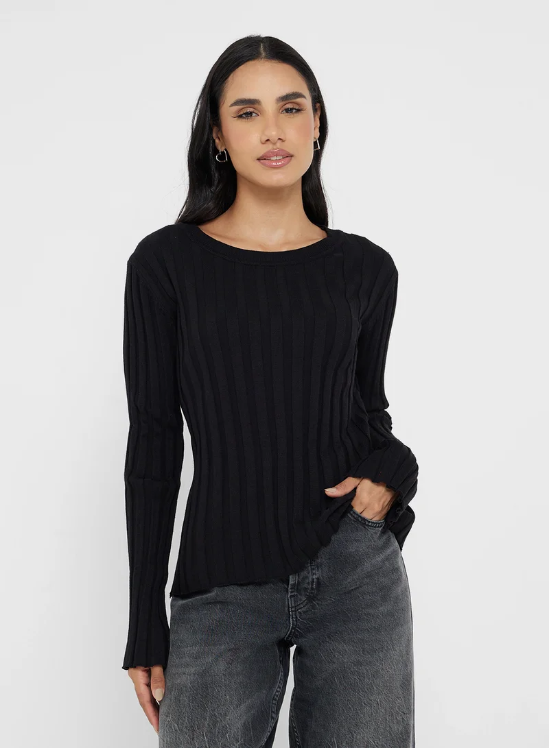 Ginger Basics Essential Crew Neck Knitted Sweater