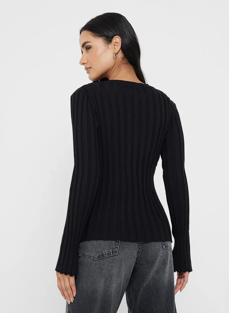 Ginger Basics Essential Crew Neck Knitted Sweater