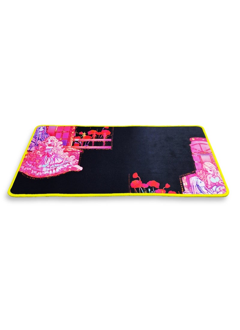 Generic Gaming Mouse Pad Large ,  cartoons (60cm x 30cm x 3mm) , Thick Extended Mouse Mat Water proof Non-Slip Spill-Resistant Desk Pad with Special-Textured Surface, Anti-Fray Stitched Edges for Keyboard, PC  - Image 3