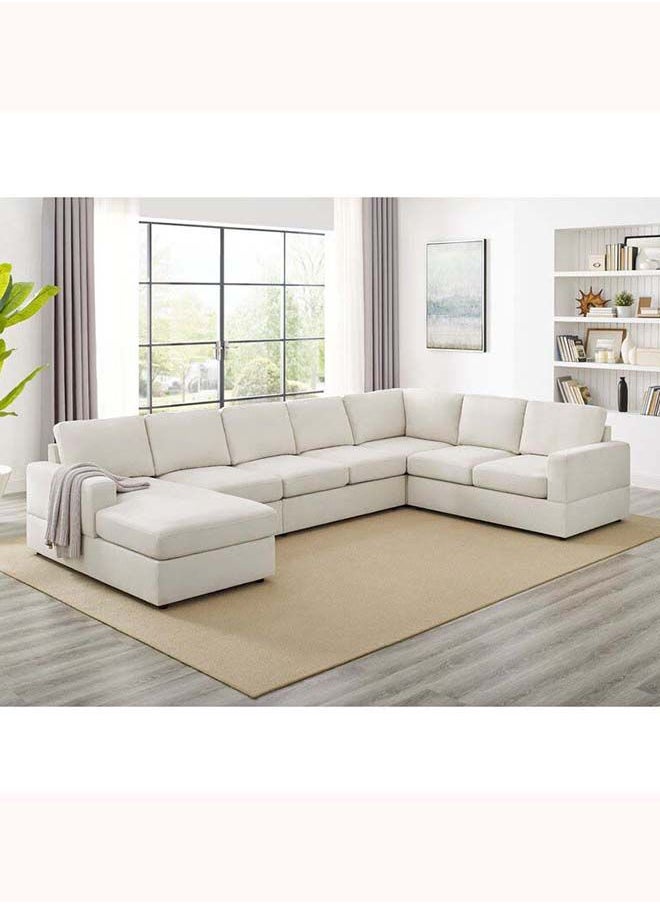 Rightand Facing Modular Sofa Corner Sectional Cream 83x345x210 cm - pzsku/Z06458D308C3FD68D508AZ/45/_/1665653788/0cdc48ee-b0e3-4cb4-8e58-4eeffa068b8a