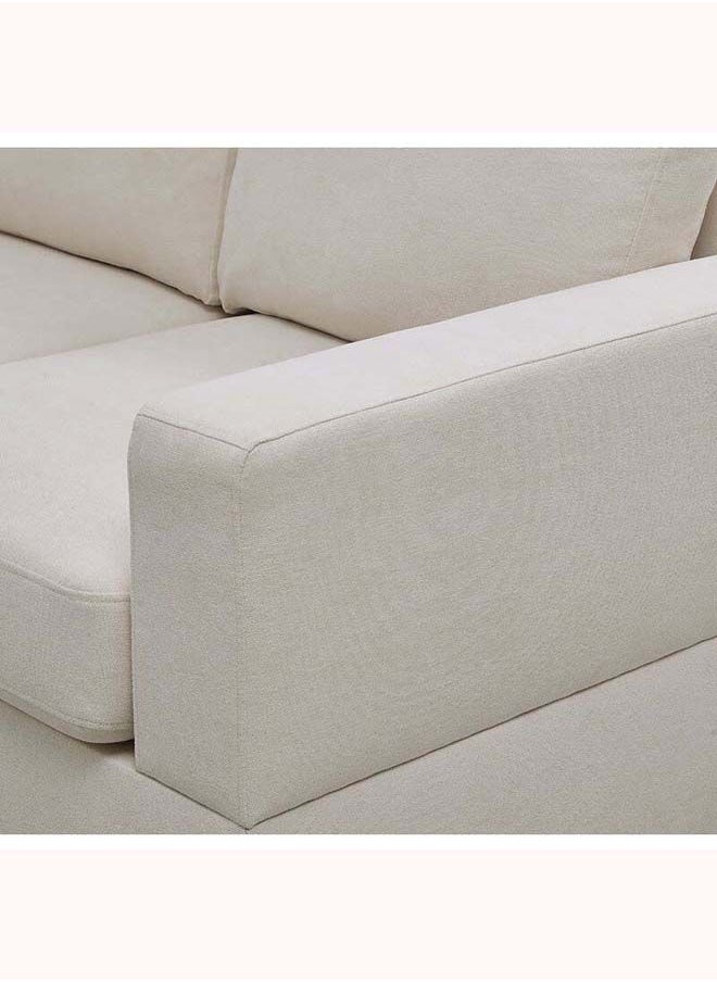 FSH Furniture Rightand Facing Modular Sofa Corner Sectional Cream 83x345x210 cm  - Image 3
