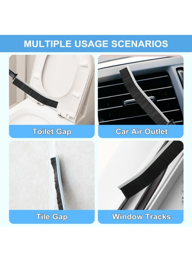 HOMESTAR 11-Piece Crevice Cleaning Brush Set, Includes Scrub Brushes For Kitchen Sink, Bathroom Tile Grout, Stove Gaps, With Dense Bristles & Long Handles , Hanging Holes Design, (23cm) - Image 4