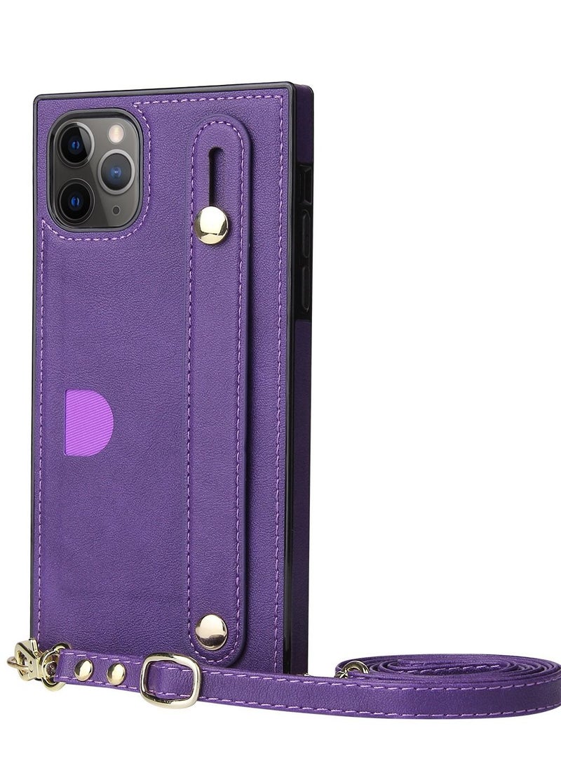 Loquat Suitable For iPhone Crossbody Lanyard Leather Case - Image 2