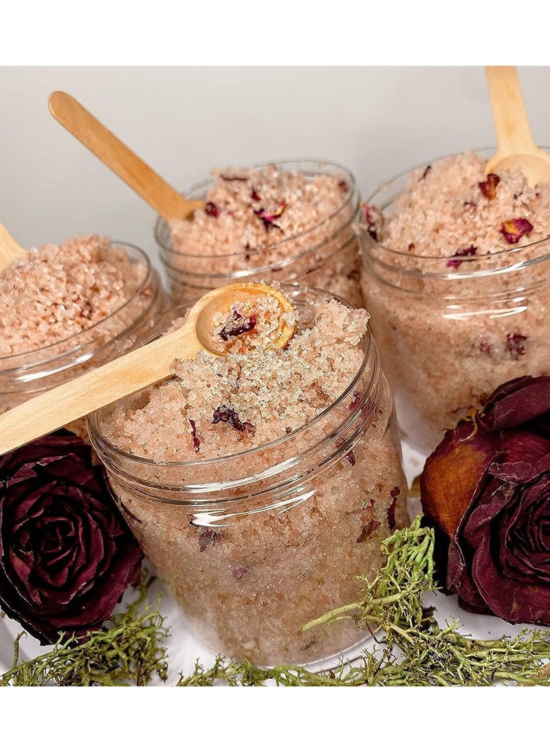 Bukela 10PCS Mini Wooden Spoons Small Bath Salt Spoon Candy Spoon Baby Spoon for Spice Jars Seasoning Honey Coffee - Image 4