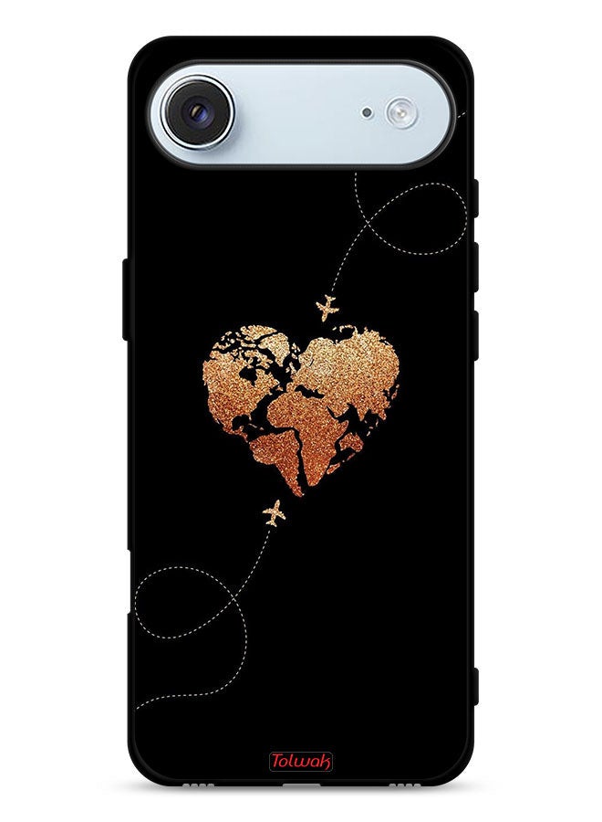 Tolwak Apple iPhone Air Protective Case Cover Airplanes Touching Heart - Image 1