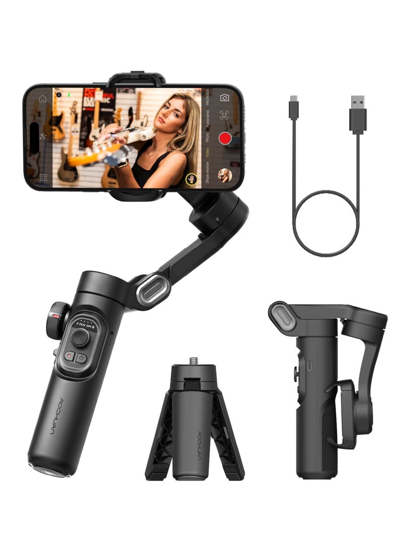Smart XE Handheld Gimbal Stabilizer 3-Axis for Smartphone for iPhone Android AI Face Tracking Vlog