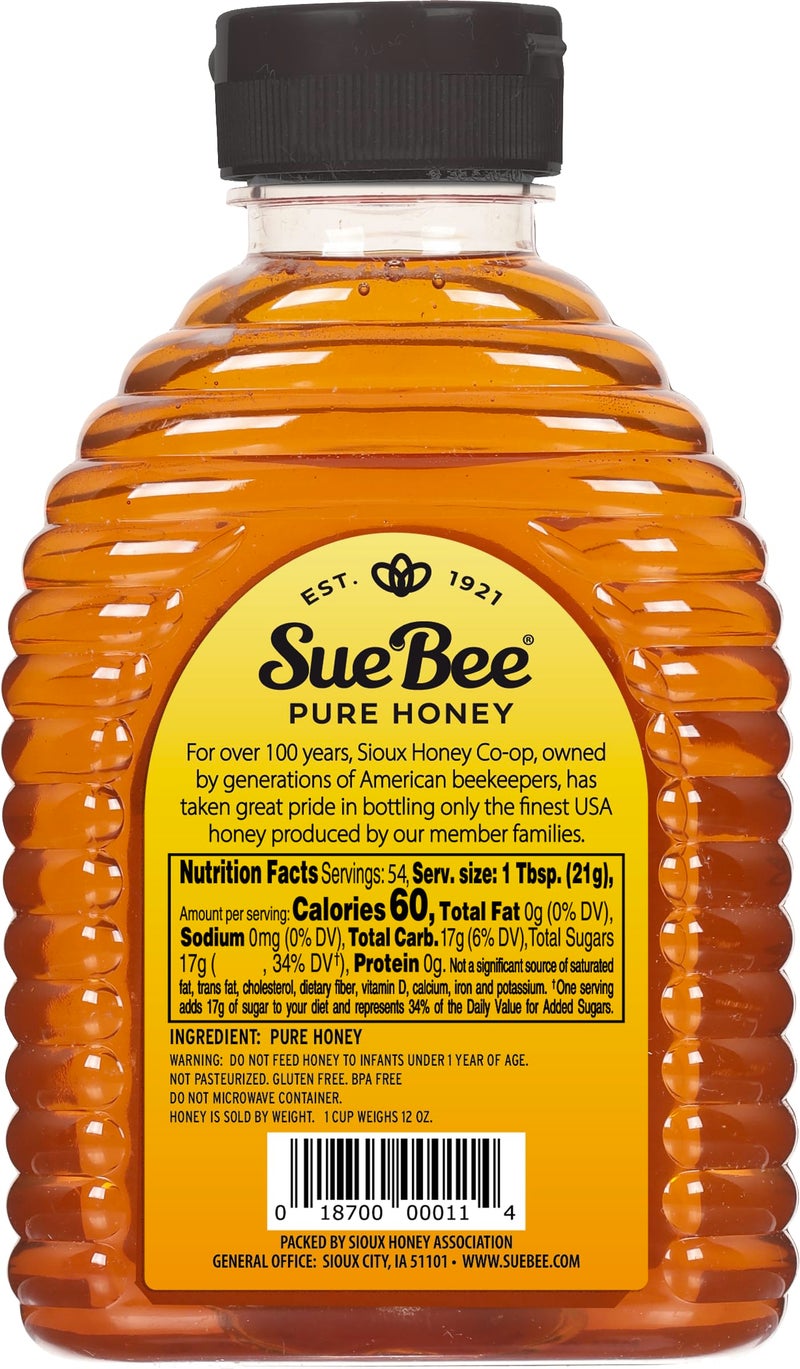 Sue Bee Pure Premium Honey, USA Beekeepers, 24 oz Packaging May Vary - Image 2