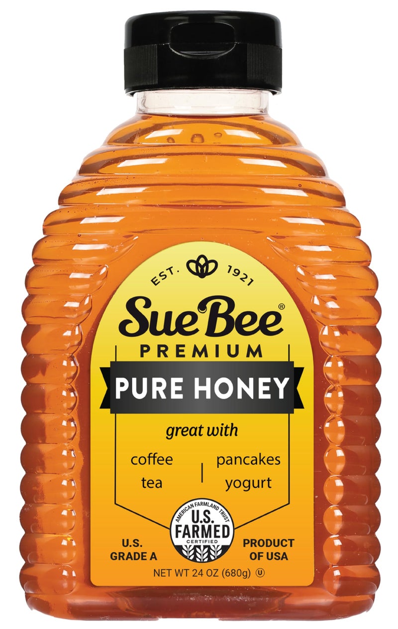 Sue Bee Pure Premium Honey, USA Beekeepers, 24 oz Packaging May Vary - Image 1