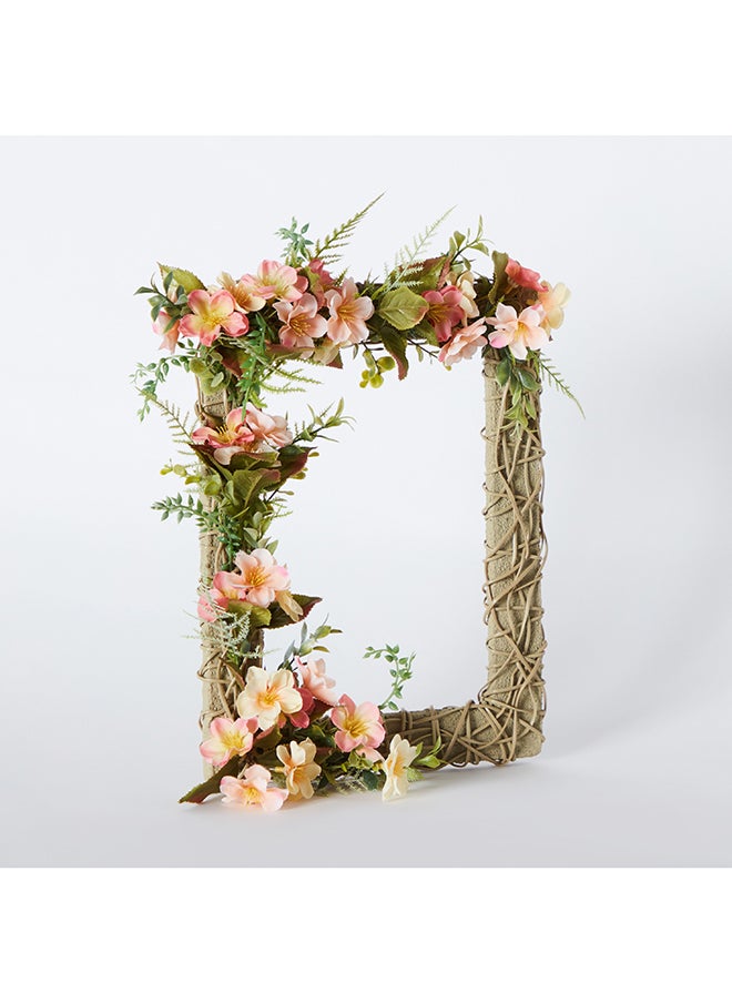 Home Box Fiona Blossom Rectangle Wreath Wall Decor 29 x 34 x 10 cm  - Image 5