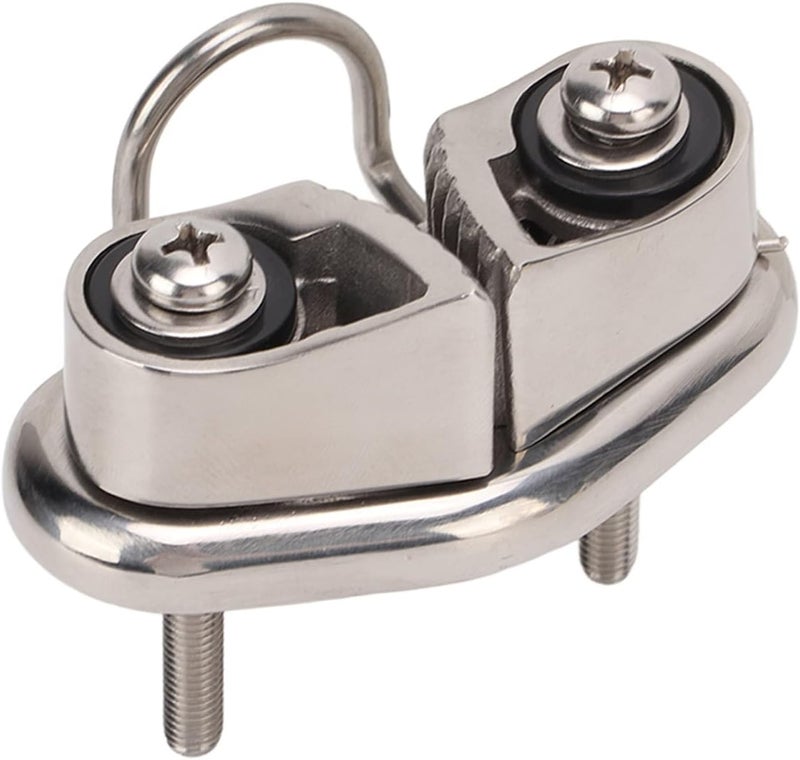 klarako 316 Stainless Steel Mirror Polished Boat Cam Cleat, Fast Entry, Durable Construction - Image 1