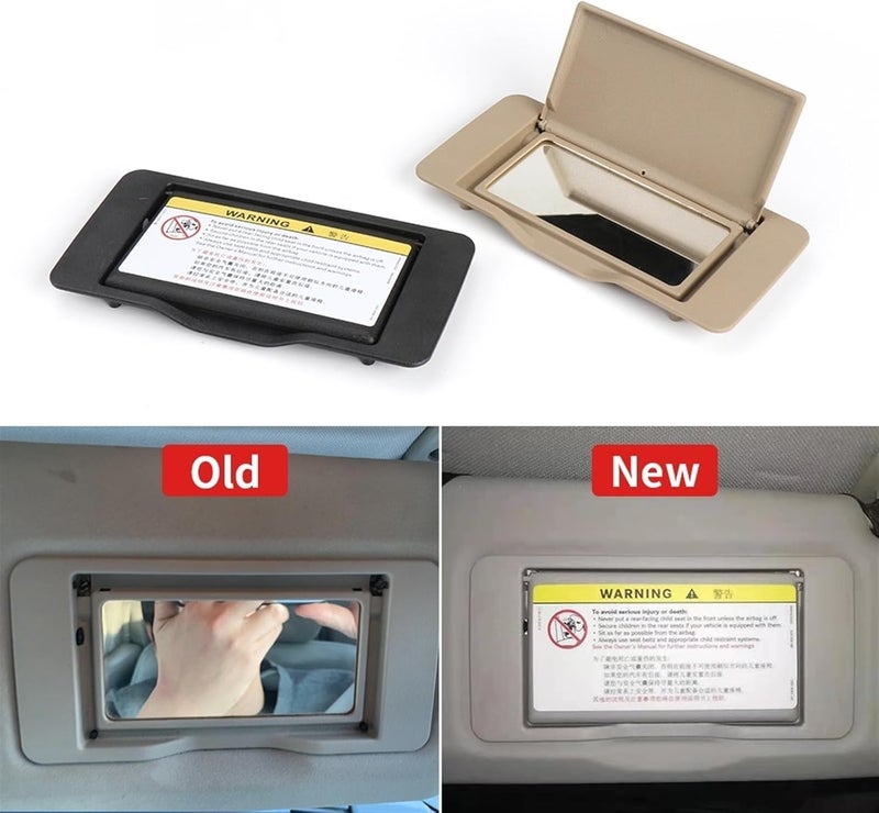 Wivplex Sun Visor Shade Mirror Cover for Mercedes-Benz C-Class W203 - Image 4
