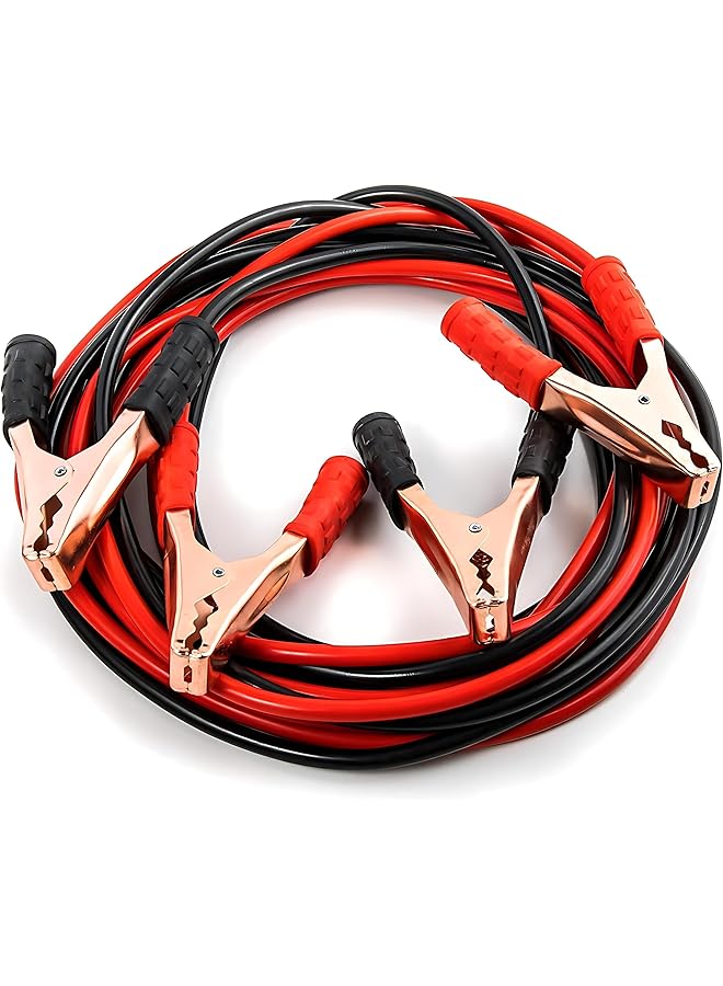 Biki 3000 Amp Heavy-Duty Booster Cable, 7.2 Feet Long – Premium Copper Jump Starter Cables For Cars, Easy-To-Use, Black/Red Design | Booster Cable, Bold Cable Clamps, 3000Amp - Image 5