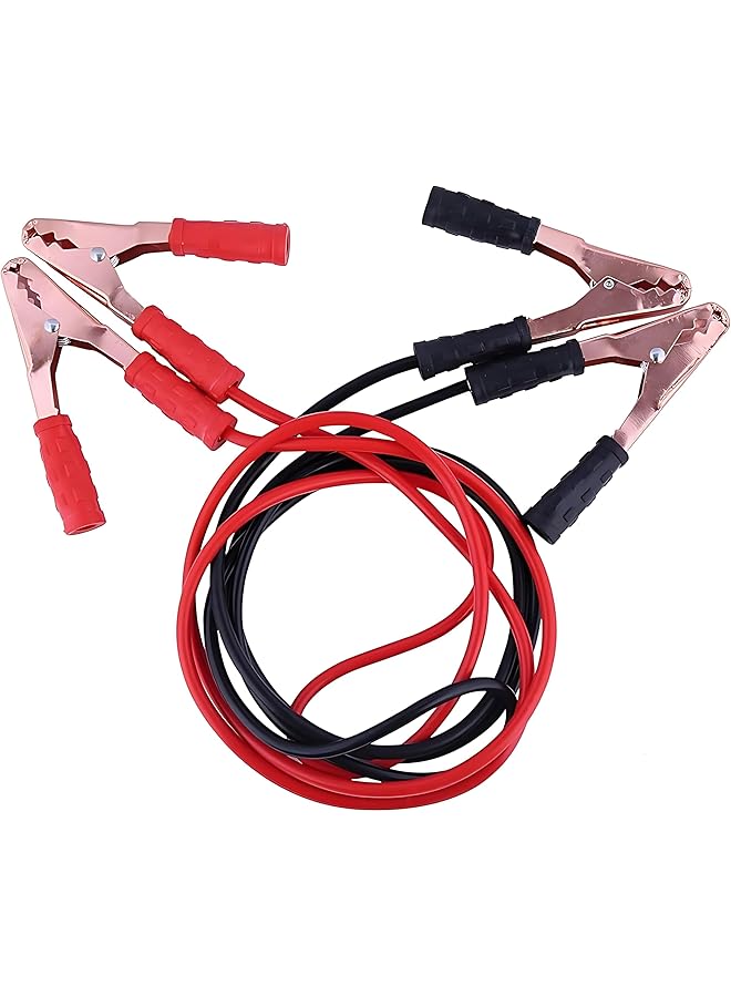 Biki 3000 Amp Heavy-Duty Booster Cable, 7.2 Feet Long – Premium Copper Jump Starter Cables For Cars, Easy-To-Use, Black/Red Design | Booster Cable, Bold Cable Clamps, 3000Amp - Image 1