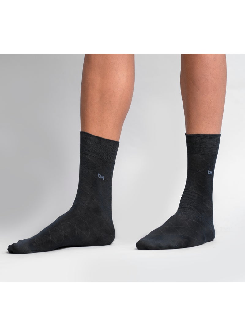 COTTONIL - Mercerise Cotton Classic Socks For Men - Image 1