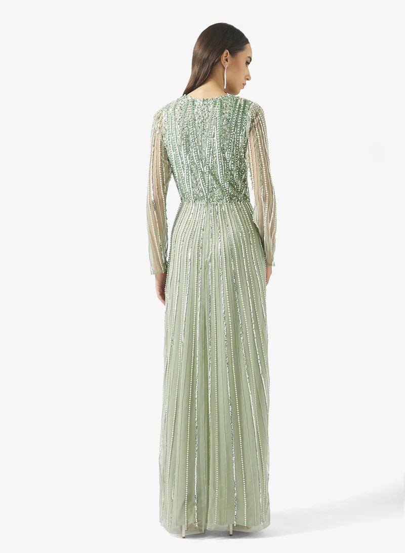 Namshi x Beaded Embellished Shift Dress