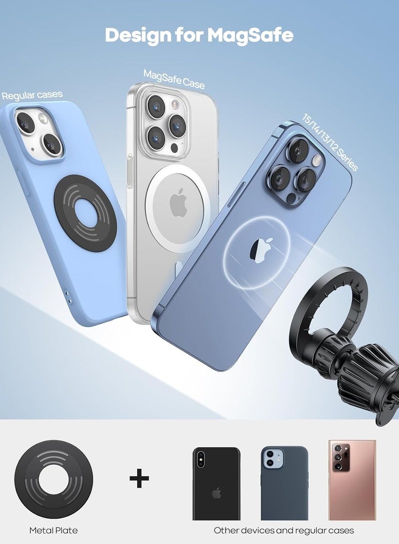 General iPhone Magsafe car Mount,20 Super Magnets,Magnetic Phone Holder for Car Dashboard,360° Rotation,Hands Free Car Phone Holder Mount Dash Fit iPhone 15 14 13 12 Pro Max Plus Car Accessories  - Image 3
