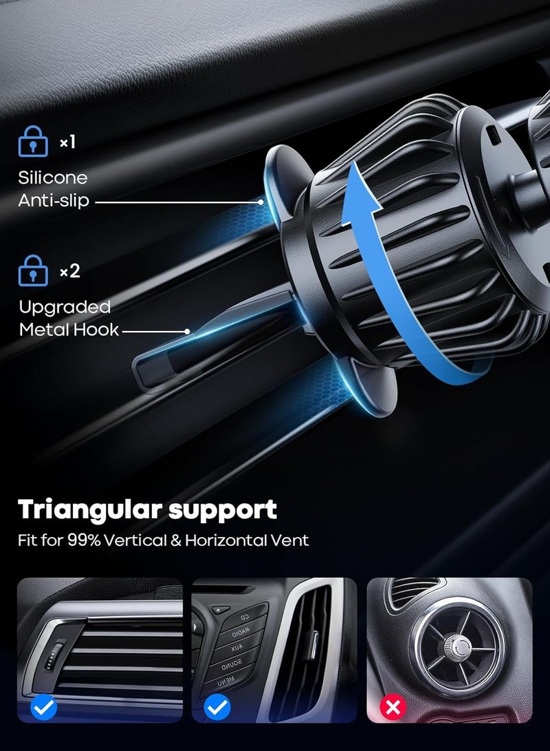 General iPhone Magsafe car Mount,20 Super Magnets,Magnetic Phone Holder for Car Dashboard,360° Rotation,Hands Free Car Phone Holder Mount Dash Fit iPhone 15 14 13 12 Pro Max Plus Car Accessories  - Image 5
