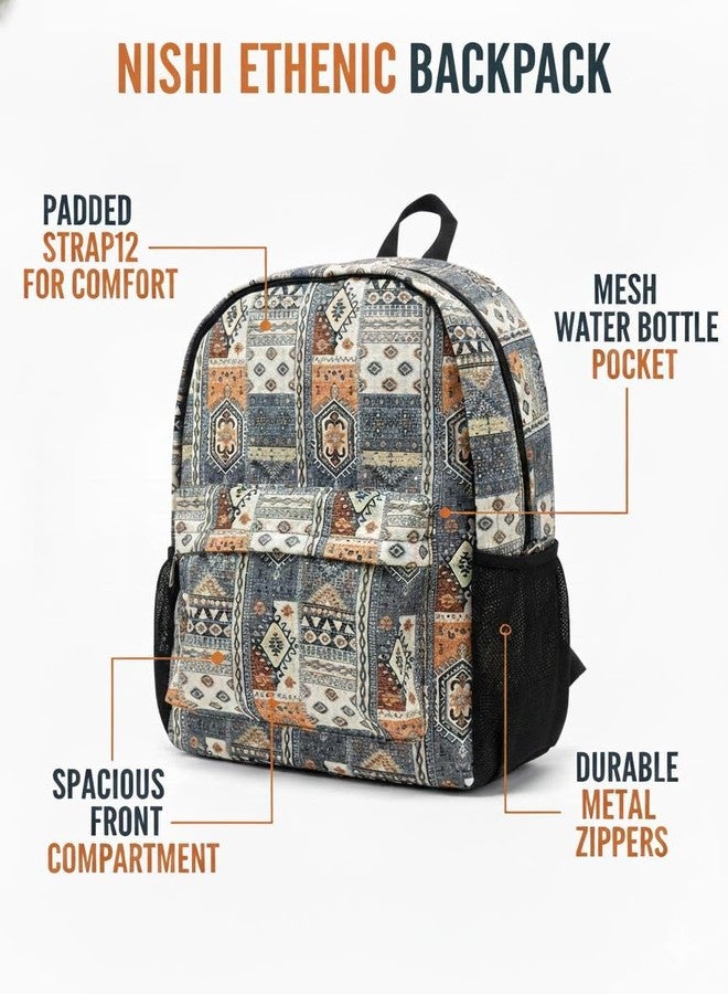 ShortWell - Water Resistant Backpack with Bottle Compartment | Lightweight Travel & School Bag for Men, Women & College Students | Trendy Laptop Backpack for Daily Use 14 - Image 4