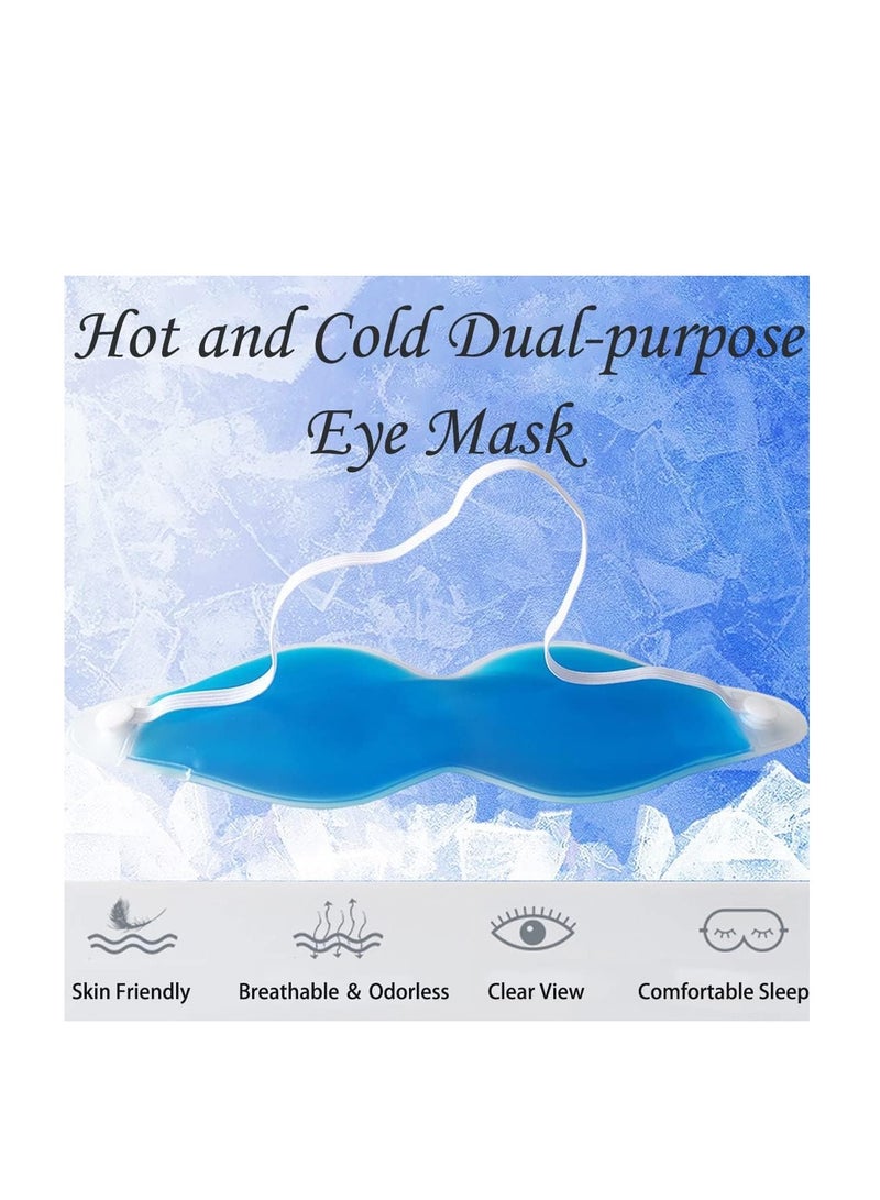 SYOSI Gel Eye Mask, Chillable Eye Mask, Eye Mask for Redness, Safe Gel Pad, Heat And Cold Compress, Eye Discomfort Relief, Soothing Eye Therapy, Eye Swelling Reduction, Eye Strain Relief 3 Packs  - Image 5