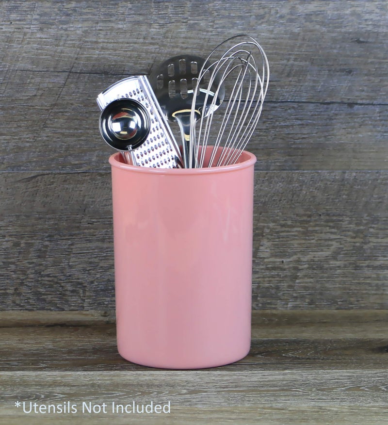 Reston Lloyd Plastic Holder Utensil Jar  Pink - Image 2